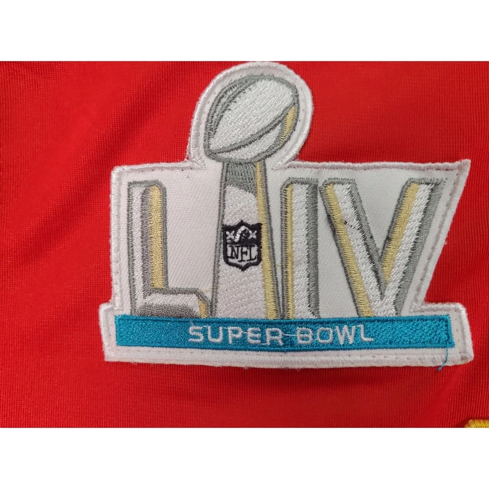 Nike Kansas City Chiefs Patrick Mahomes 15 Super Bowl LIV Jersey Mens Small Red